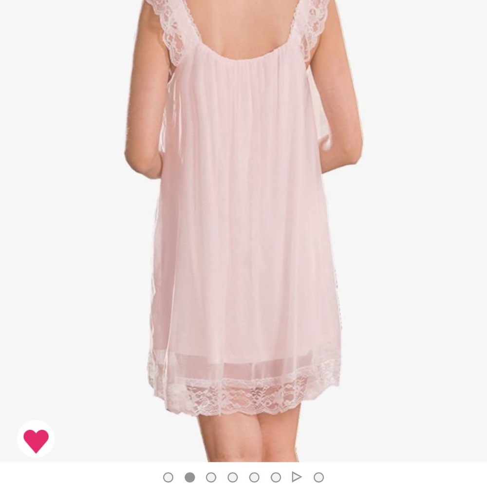 COPY - 2 nighties 1- pink sz large. 1-white size small Like new condition - Picture 4 of 15